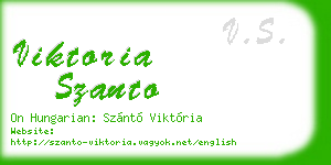 viktoria szanto business card